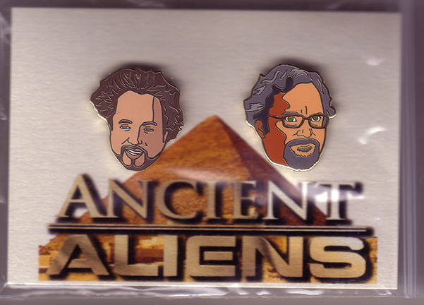 ANCIENT ALIENS ENAMEL PIN SET